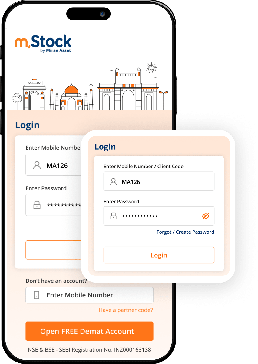 Login to m.Stock app