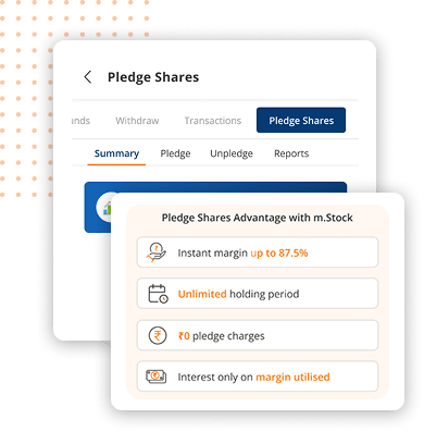 Pledge shares and get up to 87.5% margin Pledge shares and get up to 87.5% margin
